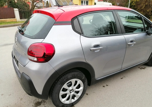 Citroen C3 cena 44500 przebieg: 68656, rok produkcji 2019 z Krasnystaw małe 352